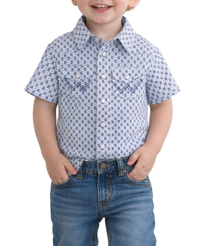 Wrangler Little Boys' Western Snap Shirt