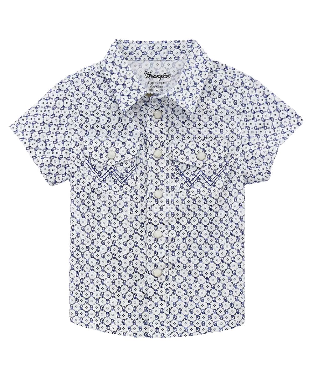 Wrangler Little Boys' Western Snap Shirt
