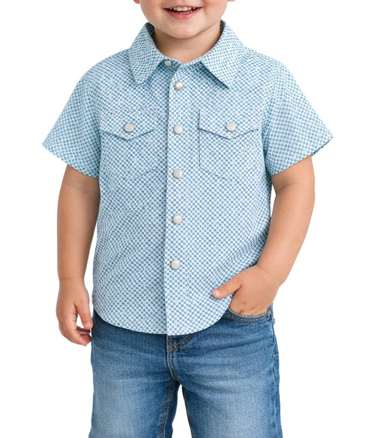 Wrangler Little Boys' Western Snap Shirt