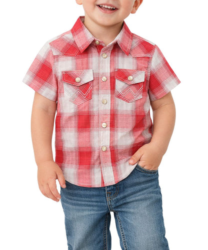 Wrangler Little Boys' Retro Western Snap Shirt