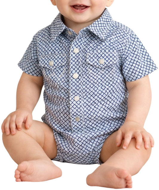 Wrangler Baby Boys' Western Snap Onesie