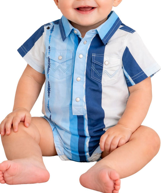 Wrangler Baby Boys' Western Snap Onesie