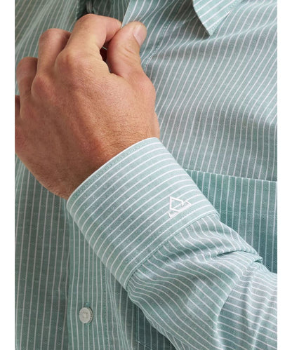 Mitered cuffs with Cody Johnson's signature logo embroidery.