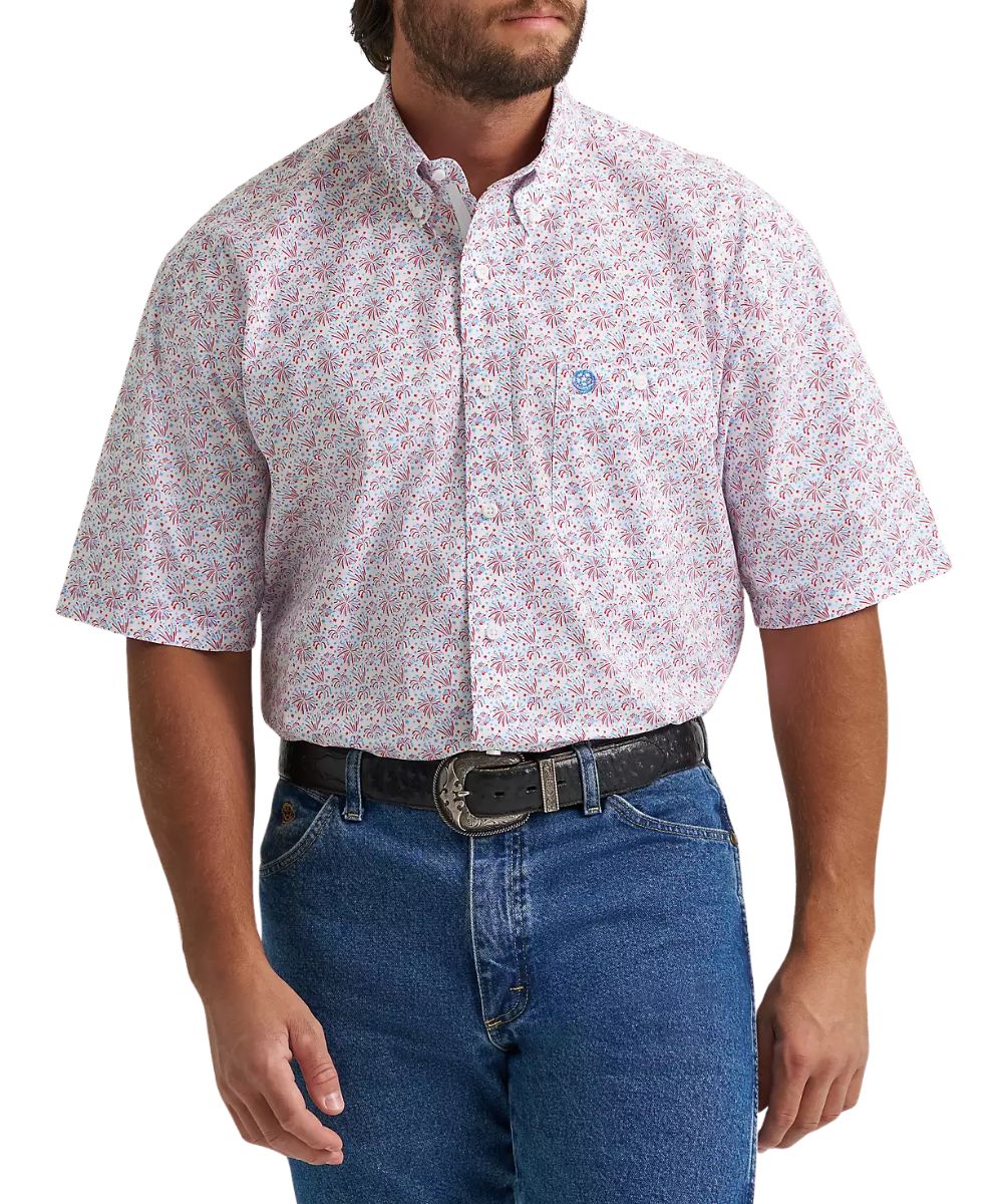 Wrangler Men's George Strait Button Down Shirt