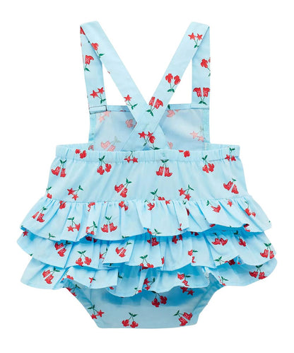 Wrangler Infant Girls' Ruffle Bodysuit