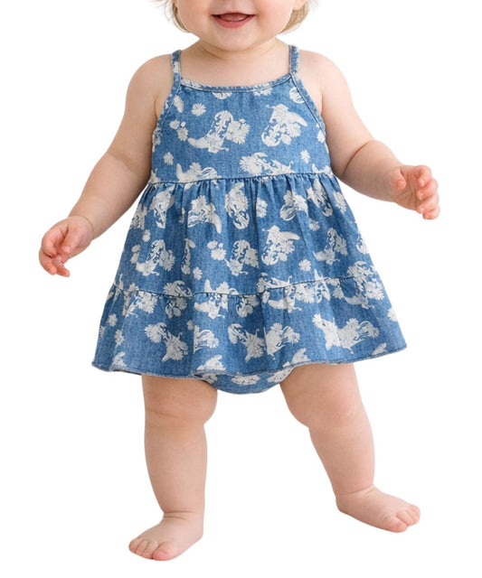 Wrangler Little Girls' Denim Dress