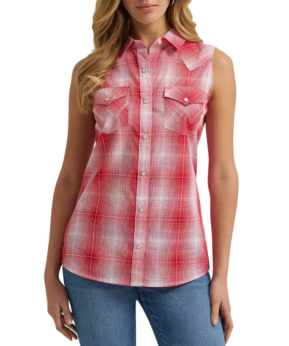 Wrangler Women's Western Essential Snap Shirt