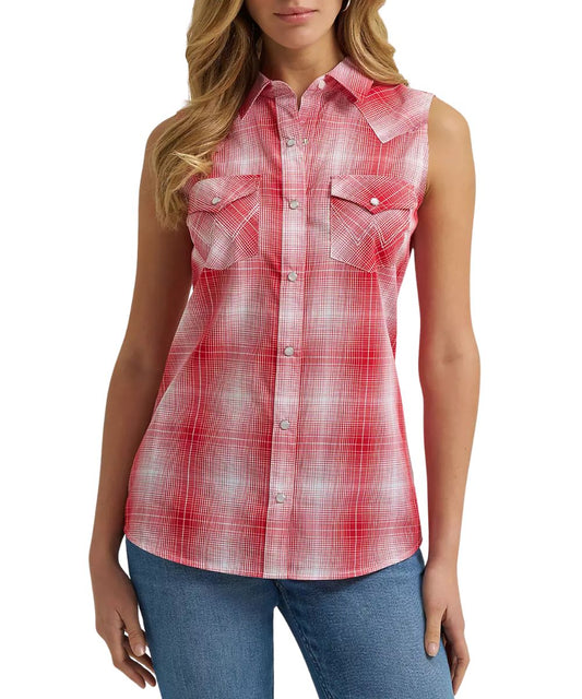 Wrangler Women's Western Essential Snap Shirt