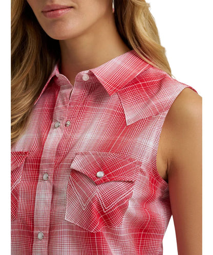 Wrangler Women's Western Essential Snap Shirt