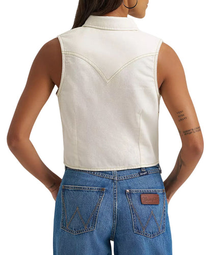 Wrangler Women's Denim Snap Shirt