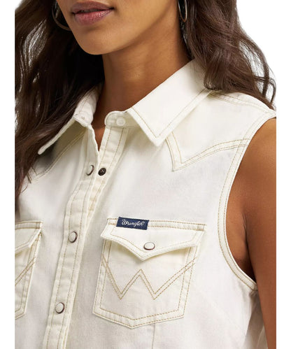 Wrangler Women's Denim Snap Shirt