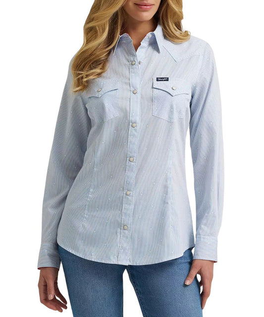 Wrangler Women's Olivia Western Snap Shirt