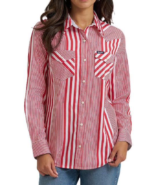 Wrangler Women's Retro Olivia Western Snap Shirt