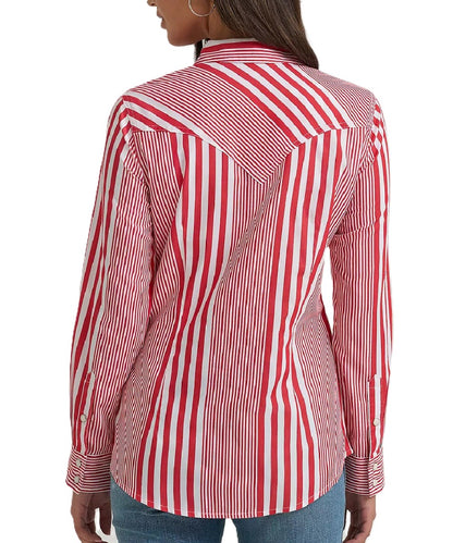 Wrangler Women's Retro Olivia Western Snap Shirt
