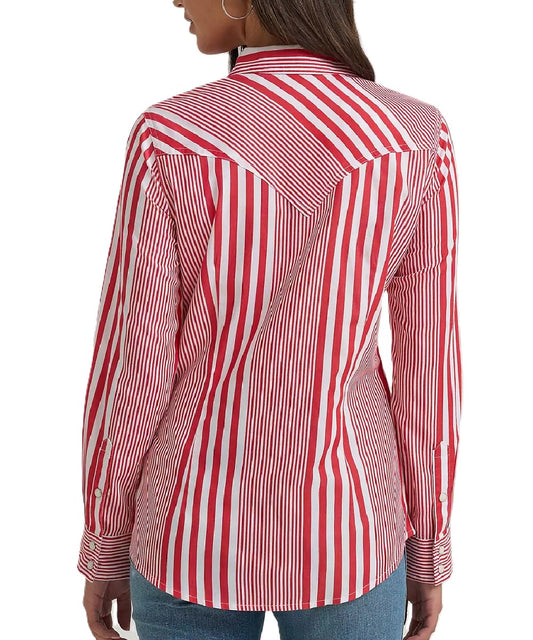 Wrangler Women's Retro Olivia Western Snap Shirt