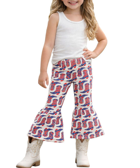 Wrangler Little Girls' Casey Ruffle Flare Jean