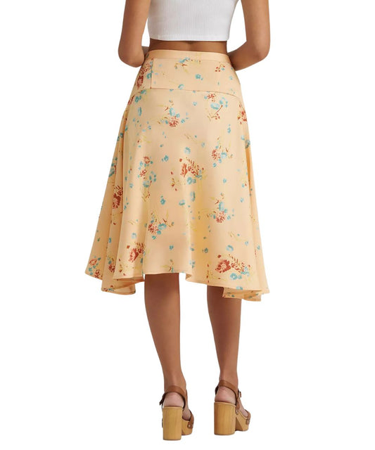 Wrangler Women's Flowy Midi Skirt