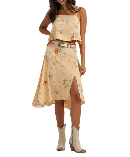 Wrangler Women's Flowy Midi Skirt