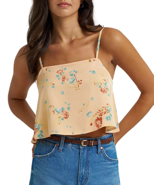 Wrangler Women's Flowy Crop Tank Top