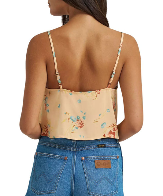 Wrangler Women's Flowy Crop Tank Top