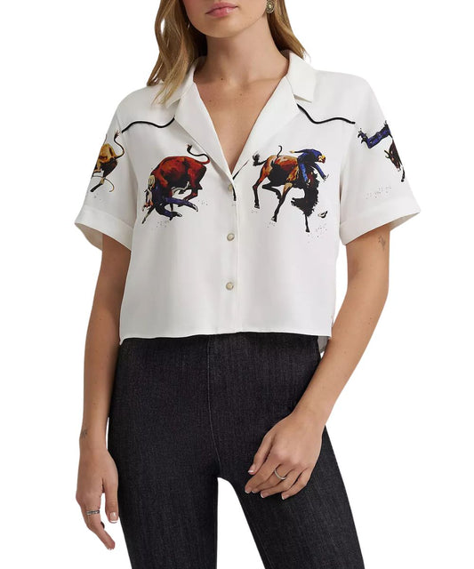 Wrangler Women's Lainey Wilson Rodeo Camp Shirt