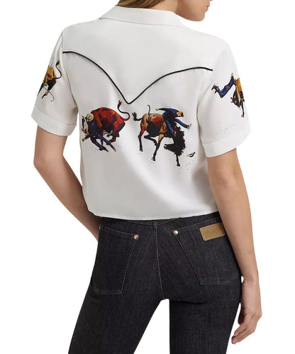 Wrangler Women's Lainey Wilson Rodeo Camp Shirt