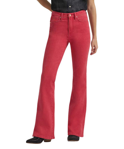 Wrangler Women's Red Lainey Wilson Flare Jean