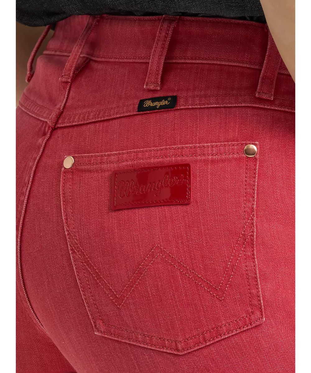 Wrangler Women's Red Lainey Wilson Flare Jean