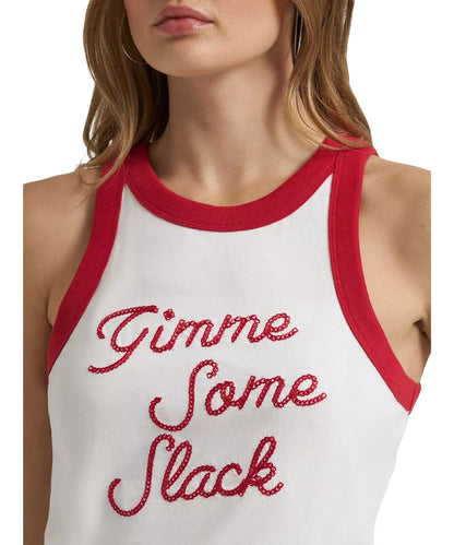 Wrangler Women's Lainey Wilson Gimme Some Slack Tank Top