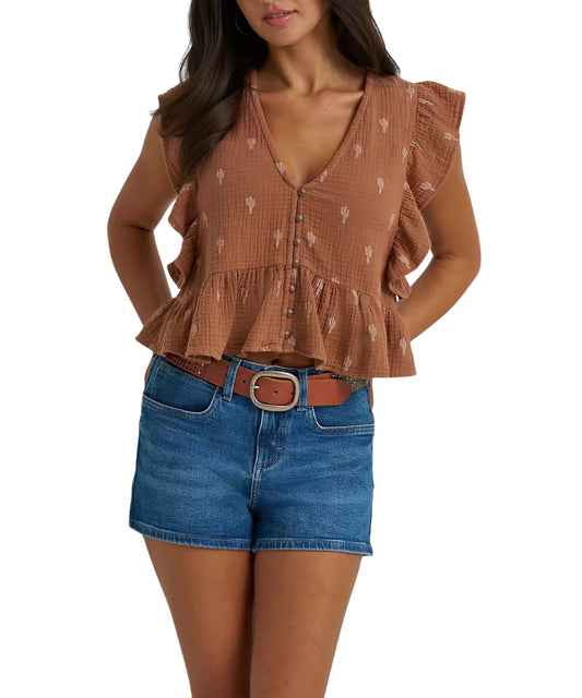 Wrangler Women's Gauzy Blouse