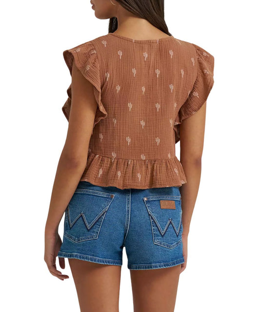 Wrangler Women's Gauzy Blouse