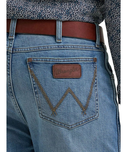Close-up view of the back pocket
