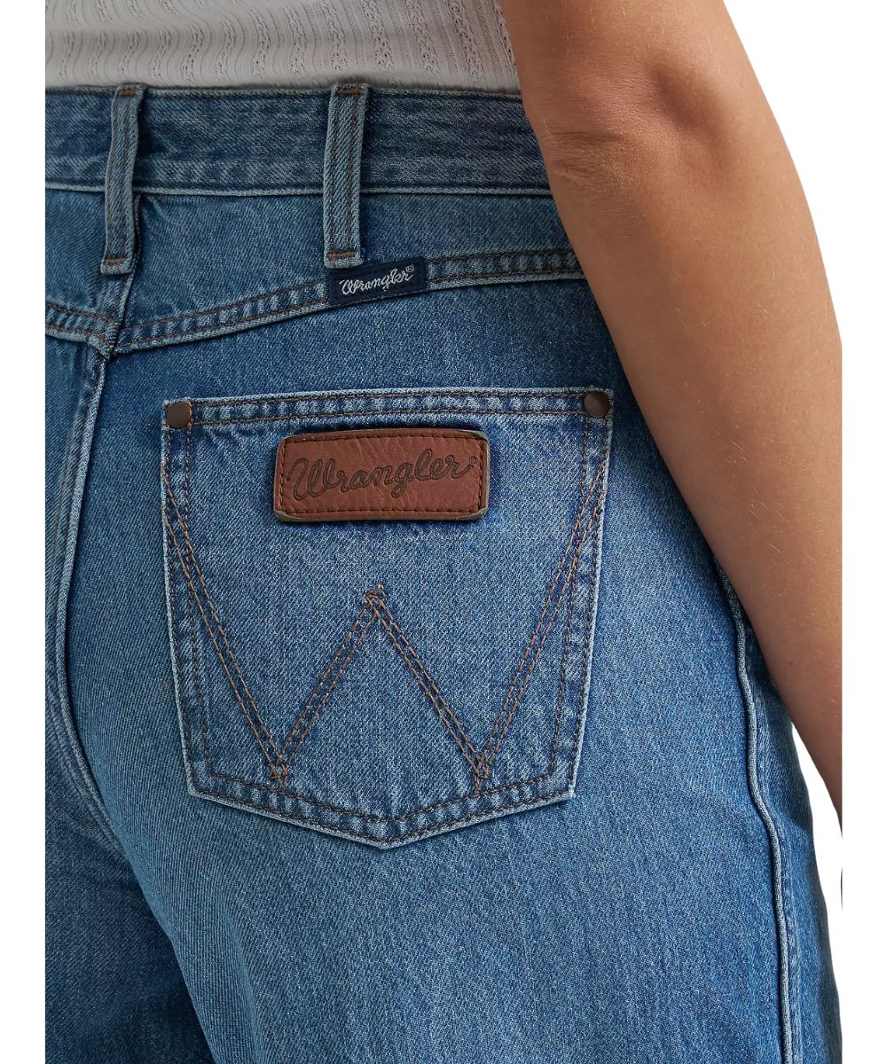 Close-up view of the back pocket