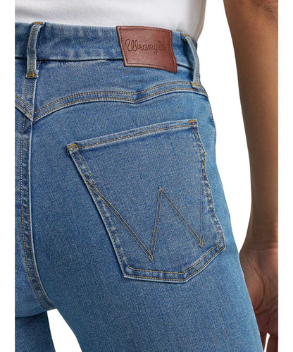 Close-up view of the back pocket
