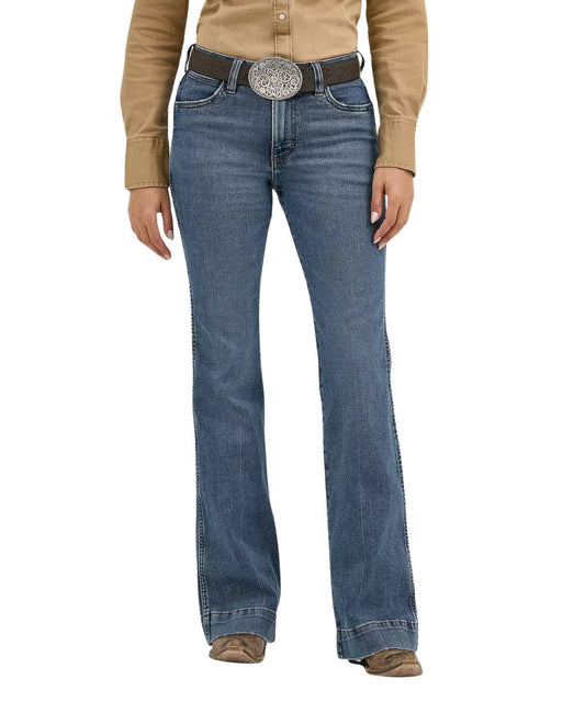 Wrangler Women's Retro High Rise Trouser Jean