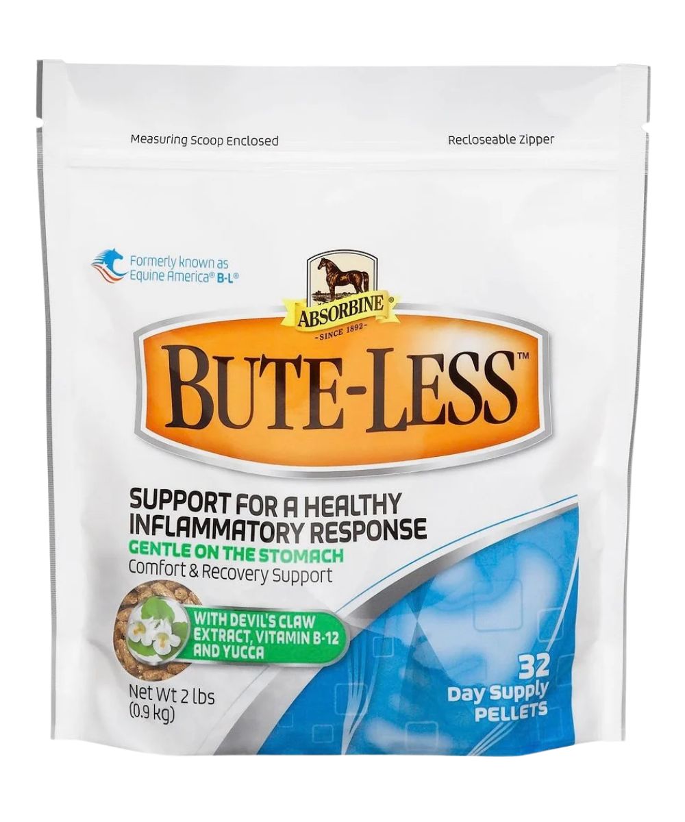 Absorbine 2lbs pellet bag of Bute-Less Horse Joint Supplement