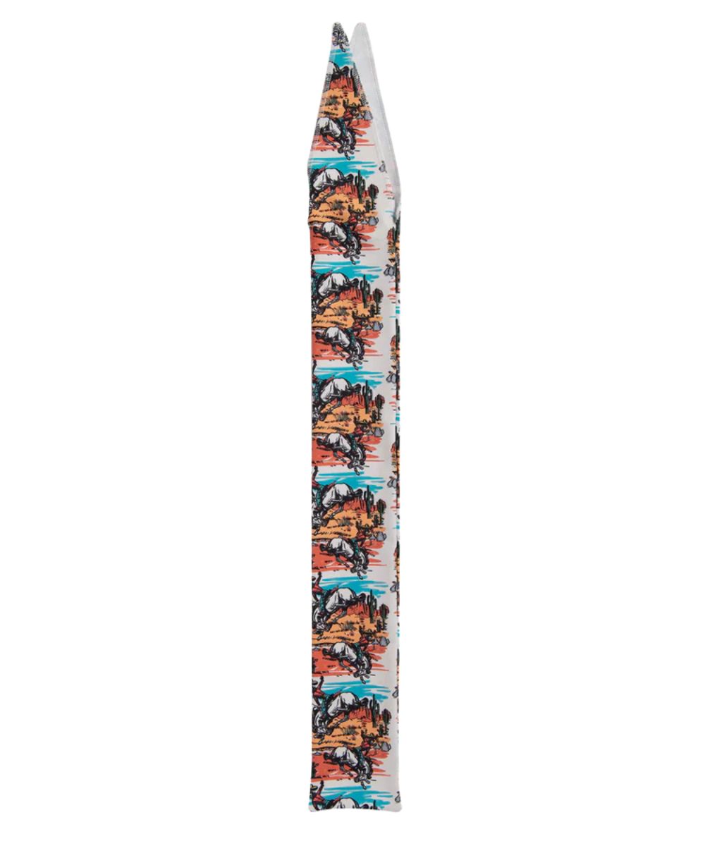 Lycra spandex tail bag in bucking bronc