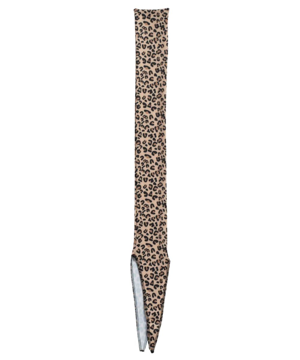Lycra spandex tail bag in leopard