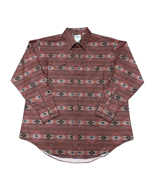 Ely Cattleman Men's Aztec Snap Shirt
