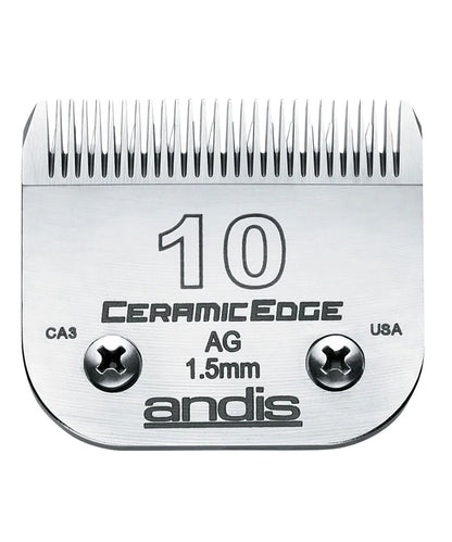 Size 10 CeramicEdge 1.5mm Andis Clipper Blade