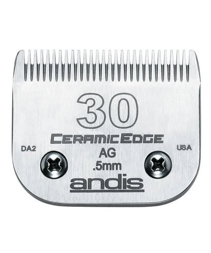 Size 30 CeramicEdge .5mm Andis Clipper Blade