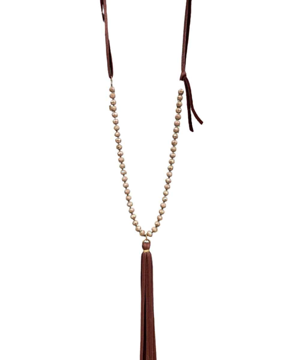 J. Forks Women's Tassel Necklace
