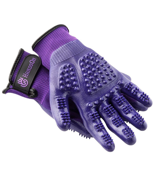 Purple Shedding/Grooming Gloves