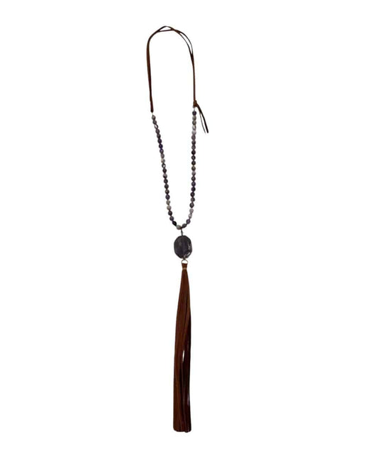 J. Forks Women's Amethyst Necklace