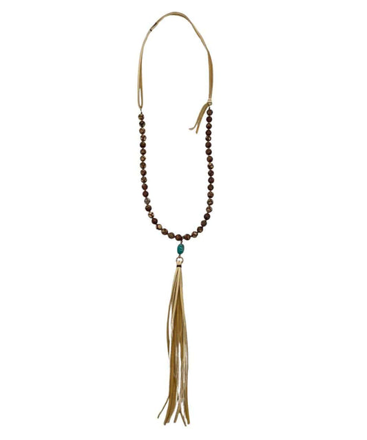 J. Forks Women's Fringe Necklace