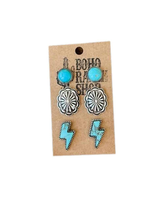 Boho Ranch Women's Earring Set