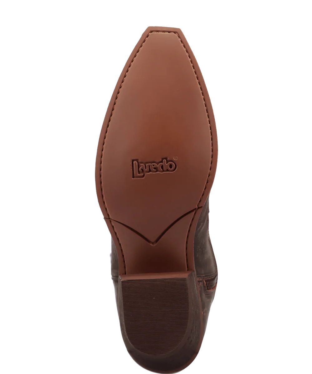 Laredo Flex rubber outsole delivering effortless comfort and graceful western style.