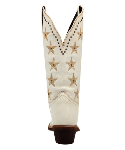 Back view of the medium cowboy heel