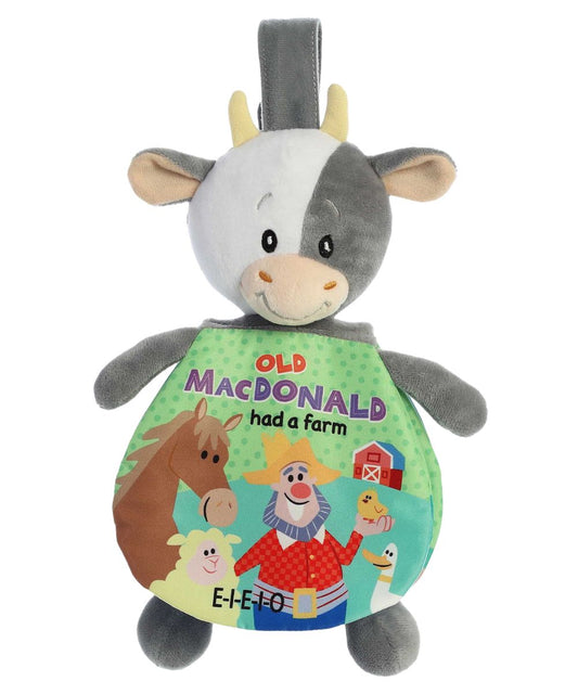 Old Macdonald Story Book Featuring A Snuggly Plush Cow And Crinkle Book