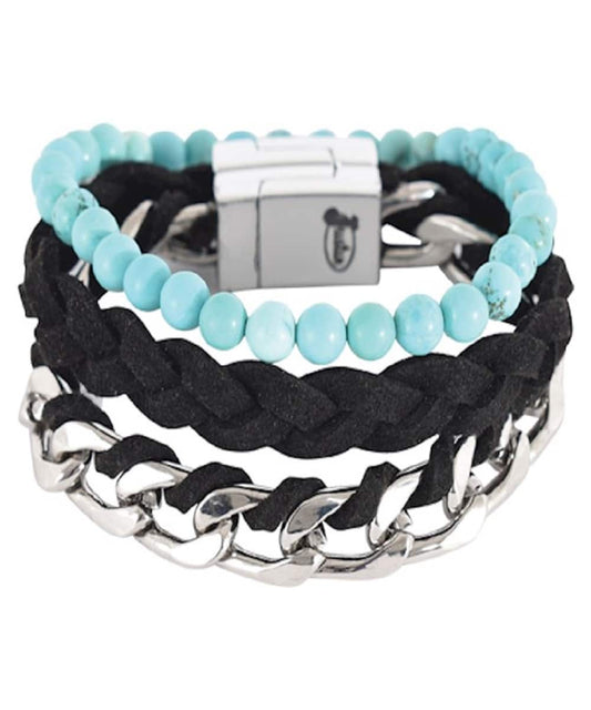 Trenditions Women's Justin 3-Piece Bracelet Set